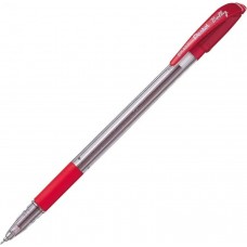 Ручка шариковая красная Bolly ,0,7мм, игла, грип, маслян.основа,Индия Pentel
