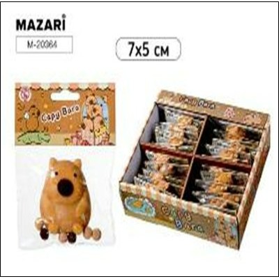 Игрушка антистресс  КАПИБАРА, 7*5 см, ОПП-упаковка Mazari