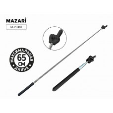Указка телескопическая  С ПАЛЬЦЕМ, макс. длина 65 см, ЧЁРНАЯ, Mazari