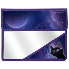 Папка для тетрадей А5 ИГРИВЫЙ КОСМОКОТИК, клапан на липучке Schoolformat