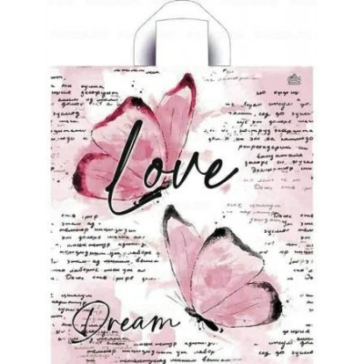 Пакет Полиэтиленовый  Love Dream  42х38 (37 )  ручка петля