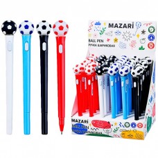 Ручка шариковая синяя МЯЧИ, с подсветкой,0.7мм Mazari