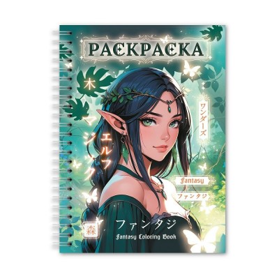  РАСКРАСКА-АНТИСТРЕСС. ДЕВУШКИ. Фэнтези девушки