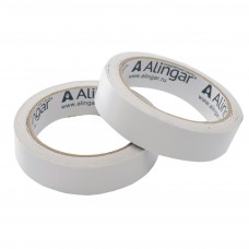 Скотч 24мм.*14м. двусторонний основа полипропилен, белая, ALINGAR