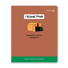 Тетрадь предметная Геометрия 48л.клетка 