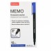 Маркер перманентный синий Memo, 0.5мм, игольчатый,капиллярный Hatber