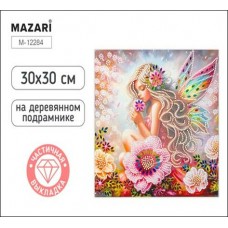 Для творчества Алмазная мозаика  30х30, частичная выкладка Mazari
