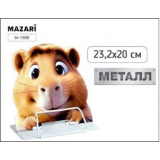 Подставка для книг металлическая CAPYBARA, 23.2*20см,ОПП-упаковка Mazari