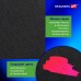 Холст на картоне 25*35см черный  (МДФ), грунт, хлопок, мелкое зерно,ART CLASSIC Brauberg