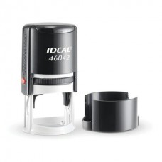 Оснастка   для печатей, оттиск D=42 мм,синий, IDEAL 46042, корпус черный, Trodat