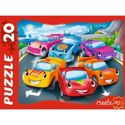  МАКСИ/20 элементов. ГОНОЧНЫЕ МАШИНКИ № 1 (Арт. УК20-1980)