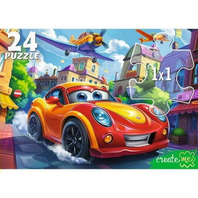  МАКСИ/24 элемента. ВЕСЕЛАЯ МАШИНКА И САМОЛЕТЫ (арт.УК24-0208)