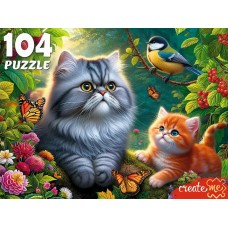  104 элемента. КОТИКИ С СИНИЦЕЙ (арт.Ф104-7603)