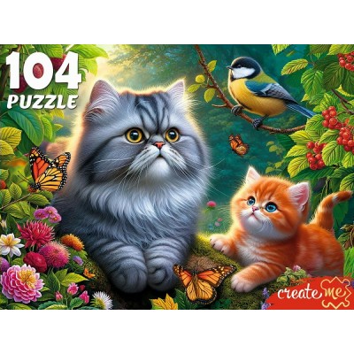 104 элемента. КОТИКИ С СИНИЦЕЙ (арт.Ф104-7603)