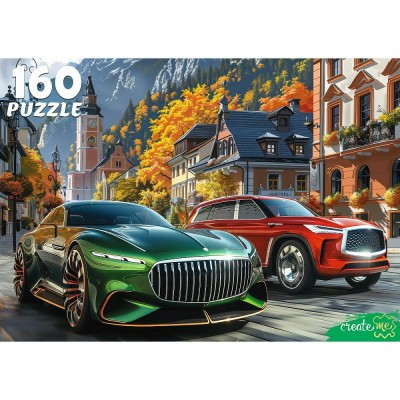  160 элементов. АВТО В КРАСИВОМ ГОРОДЕ (арт.Ф160-4539)