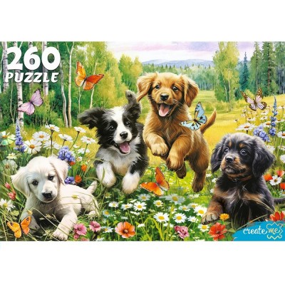  260 элементов. ВЕСЕЛЫЕ ЩЕНКИ (Арт.Ф260-3884)