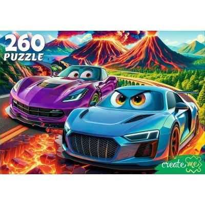  260 элементов. ГОНКИ НА ВУЛКАНАХ (арт. УК260-6618)