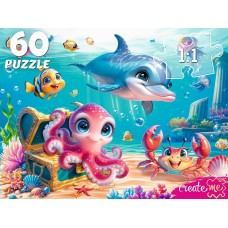  60 элементов. Морские жители  (арт. П60-5990)