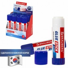 Клей карандаш 21гр SUPER, ЮЖНАЯКОРЕЯ, Brauberg