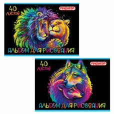 Альбом для рисования 40л скреп.  