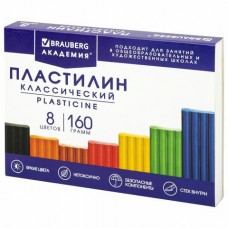 Пластилин 8цв.  классический 