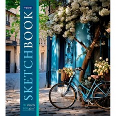 Скетчбук А5 спираль sketchbook, 80л, 