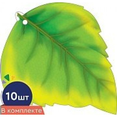 Украшение Береза зеленый (набор 10 шт.)