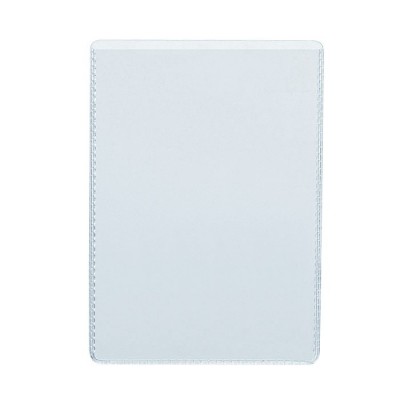 Обложка для проездных документов  для пропуска, 75х105мм,ПВХ, прозрачный DPSkanc