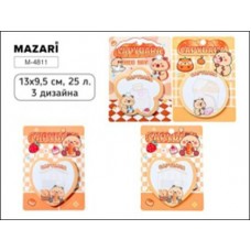 Блок для записей  с липким слоем CAPYBARA(капибара), 13x9.5 см, 25 листов, ассорти 3 дизайна Mazari