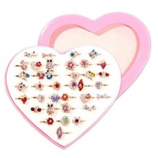 Кольцо детское  сувенирное, люкс металл,Ассорти Альянс