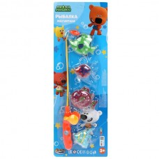  Игра рыбалка Ми-ми-мишки магниты. 1 удочка 4 рыбки