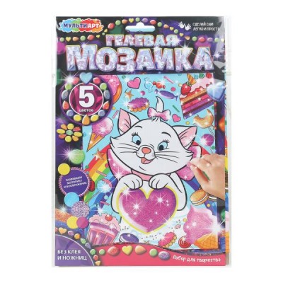  Гелевая мозаика 17x23 см Милая кошечка