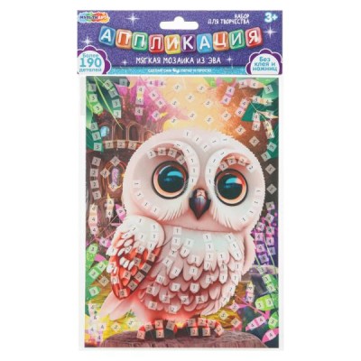  Аппликация из эва 15х21 см Сова