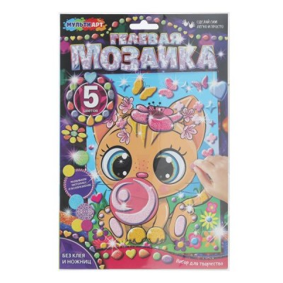  Гелевая мозаика 17*23 см Кошка