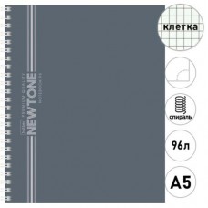 Тетрадь 96 листов клетка на спирали А5 ,Premium NEWtone PASTEL