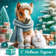 Открытка Бирка для подарка 