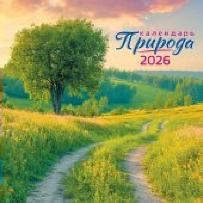 Календарь  На скрепке перекидной настенный Природа. Рассвет 2026 г 290х290 мм