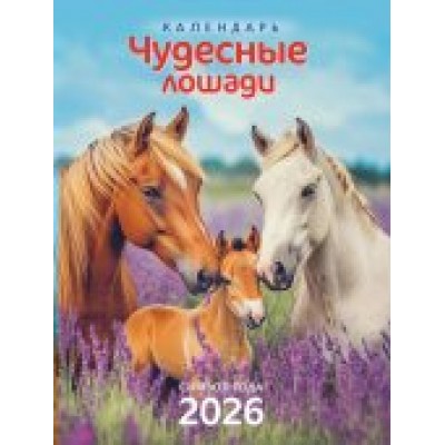 Календарь Магнитный отрывной Символ года. Чудесные лошади 2026 г 94х128 мм