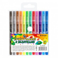 Ручка гелевая набор 12 цветов, с блестками , 