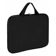 Папка с ручками А4 на молнии (папка менеджера) СЕРАЯ ,внут.карман, 350х265x20 мм. Проф-Пресс