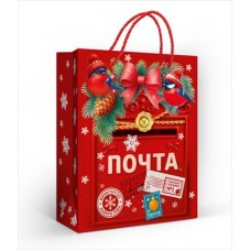 Пакет Бумажный Новогодняя почта НГ 180х227 мм (M)