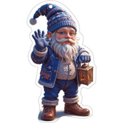 Украшение двухсторонняя Гномик 75х135 мм