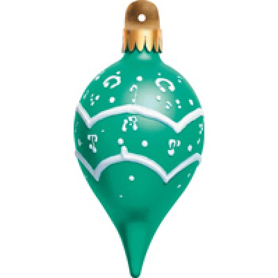 Украшение двухстороння Елочная игрушка 70х150 мм