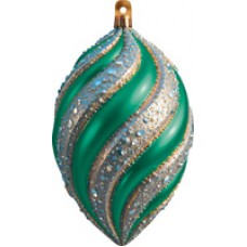 Украшение двухсторонняя Елочная игрушка 85х155 мм