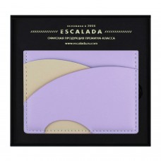 Картхолдер иск.кожа  для пластиковых карт ,105x75 мм,СИРЕНЕВЫЙ,1 отд,3 кармана, фигурная вырубка, запаянный край, подкладка Феникс