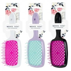 Расческа   для волос, массажная ,20х8,5см, цвета АССОРТИ MONTE VITA