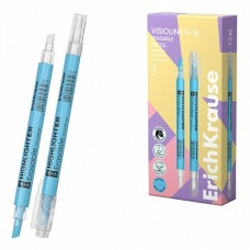 Маркер текстовыделитель голубой ПИШИ-СТИРАЙ,Visioline V-16 , Erasable Pastel, 0.6мм/4мм Erich Krause
