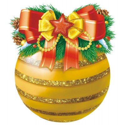 Украшение Шарик 150х150 мм