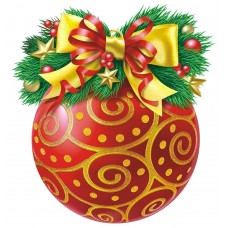 Украшение Шарик 150х150 мм