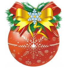 Украшение Шарик 150х150 мм